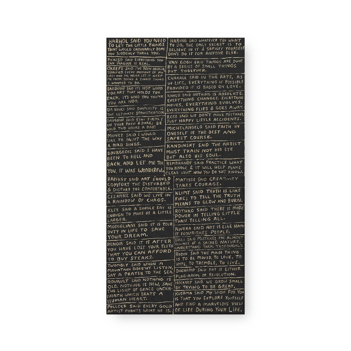 Masters Art Tile