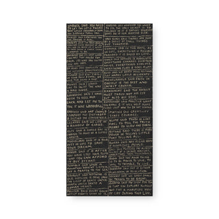 Masters Art Print in Black - Top Panel