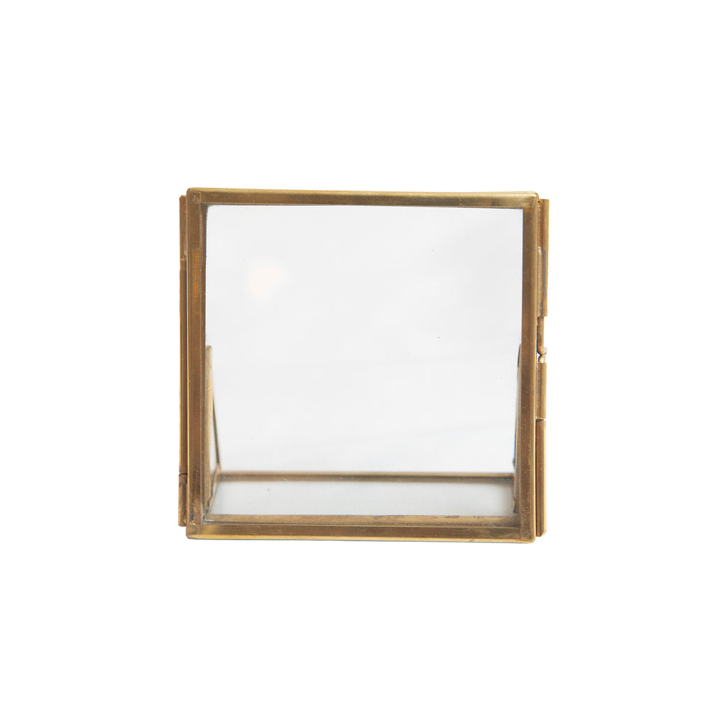 Square Brass Standing Frame - 2in