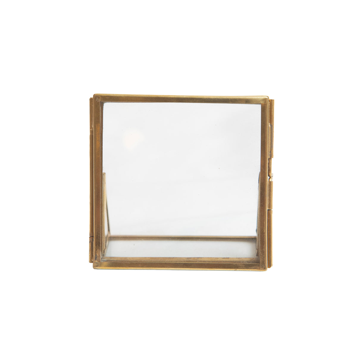 Square Brass Standing Frame - 2in