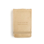 Secret Plans Mini Signature Leather Journal - Honey
