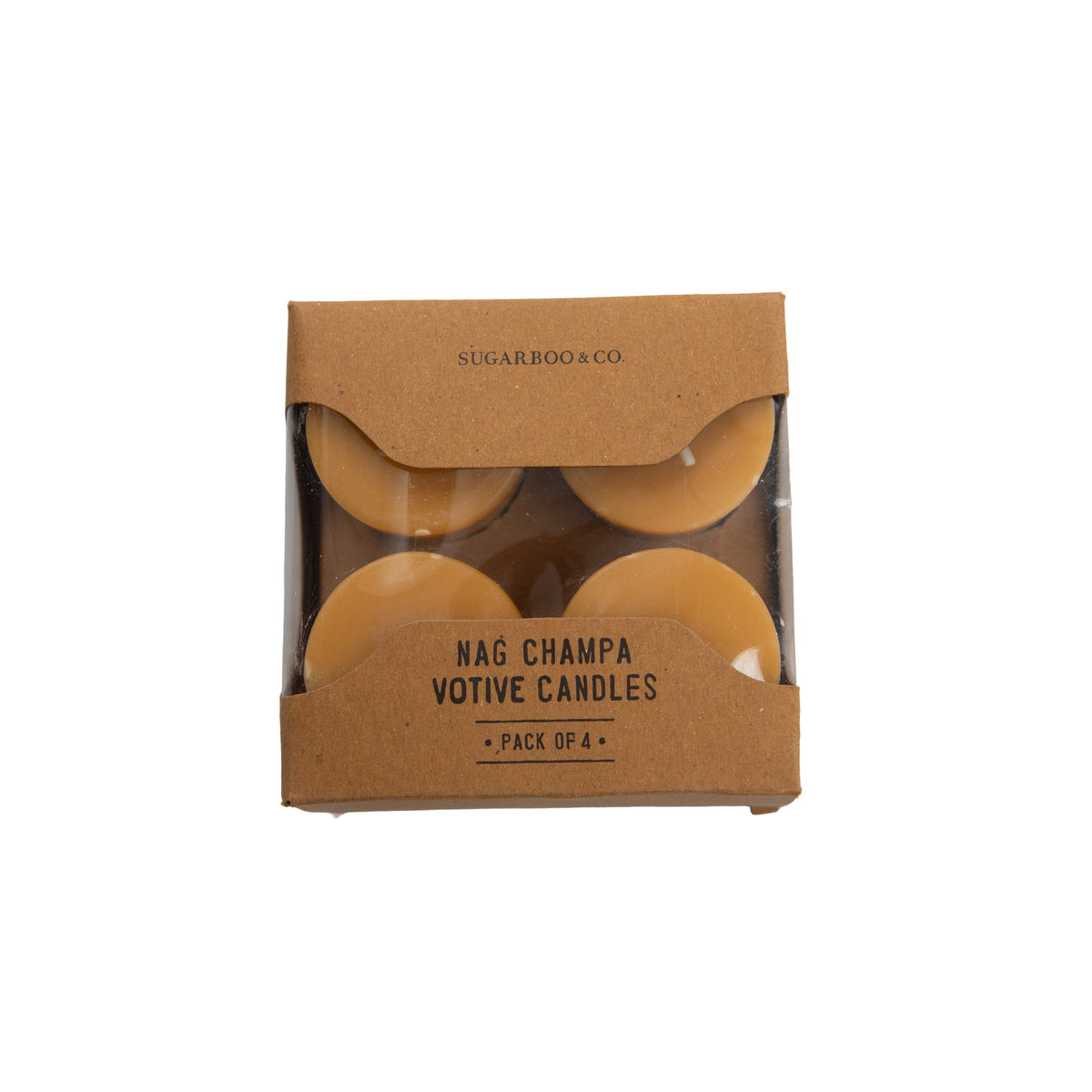 Nag Champa Votive Candles Set of 4