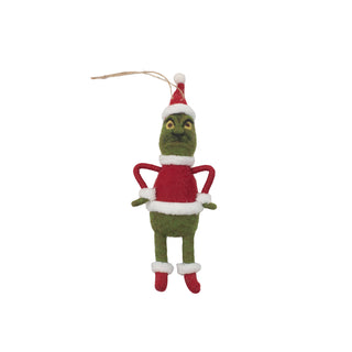 Felt He's a Mean one & Maxie Ornament - Set of 6