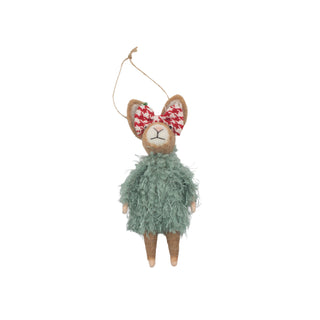 Felt Burrow of Bunnies Ornaments - Set of 6