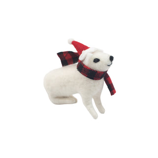 Felt Dashing Dog Ornaments - Set of 12