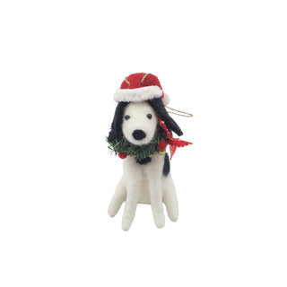 Felt Dashing Dog Ornaments - Set of 12