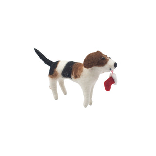 Felt Dashing Dog Ornaments - Set of 12