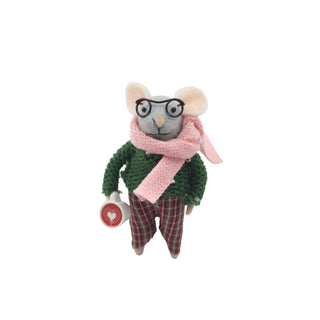 Felt Art Dept Mice Ornaments - Set of 12