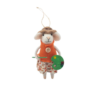 Felt Art Dept Mice Ornaments - Set of 12