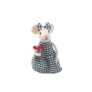 Felt Hippie Dippie Mice Ornament - Set of 12