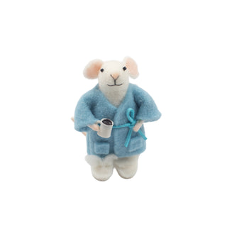 Felt PJ Mice Ornament - Set of 12