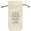 Wine For Dinner Wine Bag