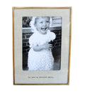 You Have My Favorite Smile Brass Linen Frame 7x10