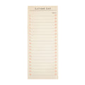 laundry list skinny notepad