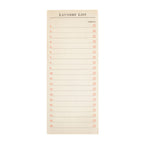 laundry list skinny notepad
