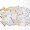 Deckled Greeting Cards with Envelopes Edition 2 - Assorted Set of 100