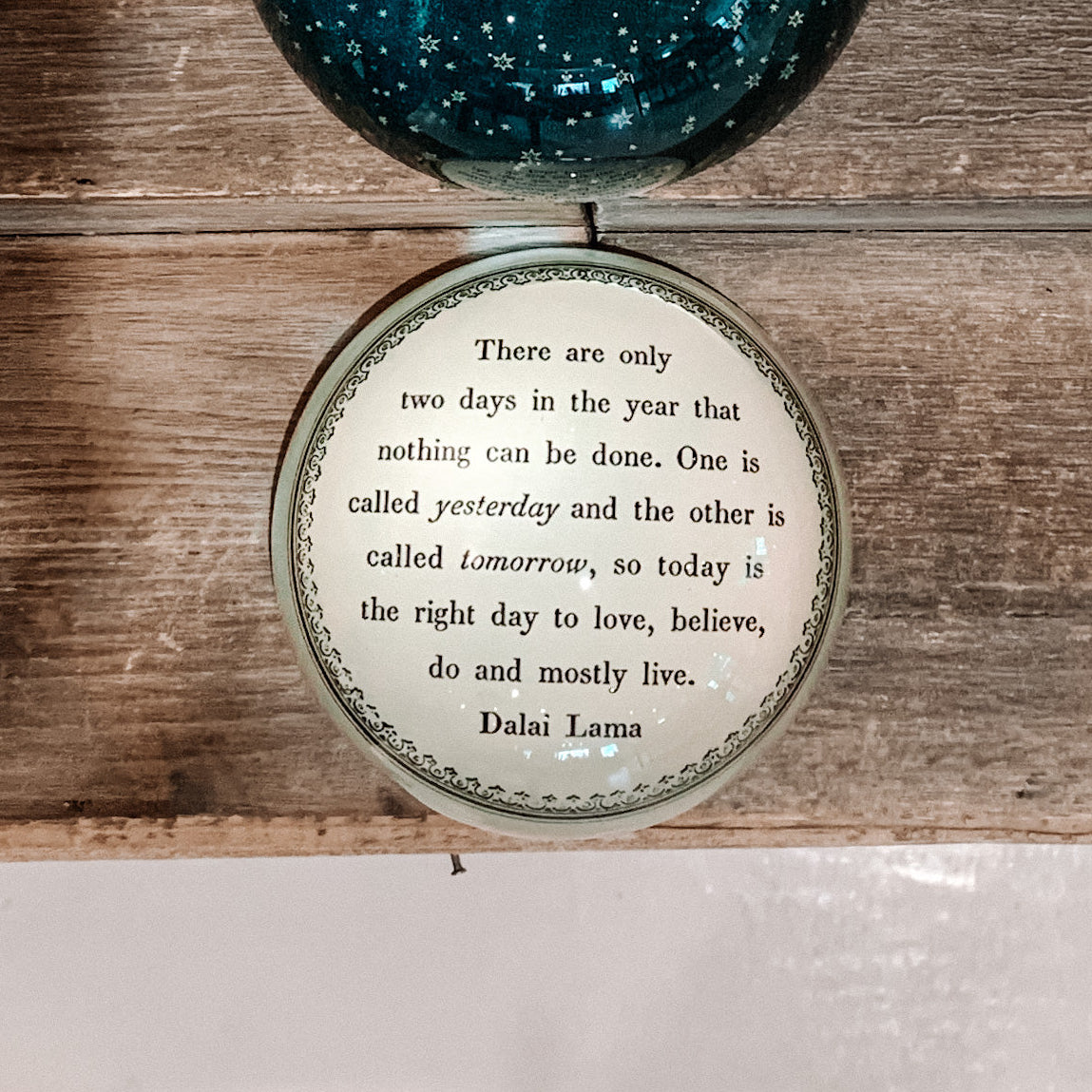 Today Is the Right Day Paperweight