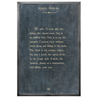 Pablo Neruda Art Print - Grey Wood