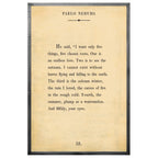 Pablo Neruda Art Print - Grey Wood