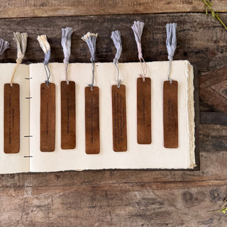 Leather Bookmarks - Assorted Set of 24