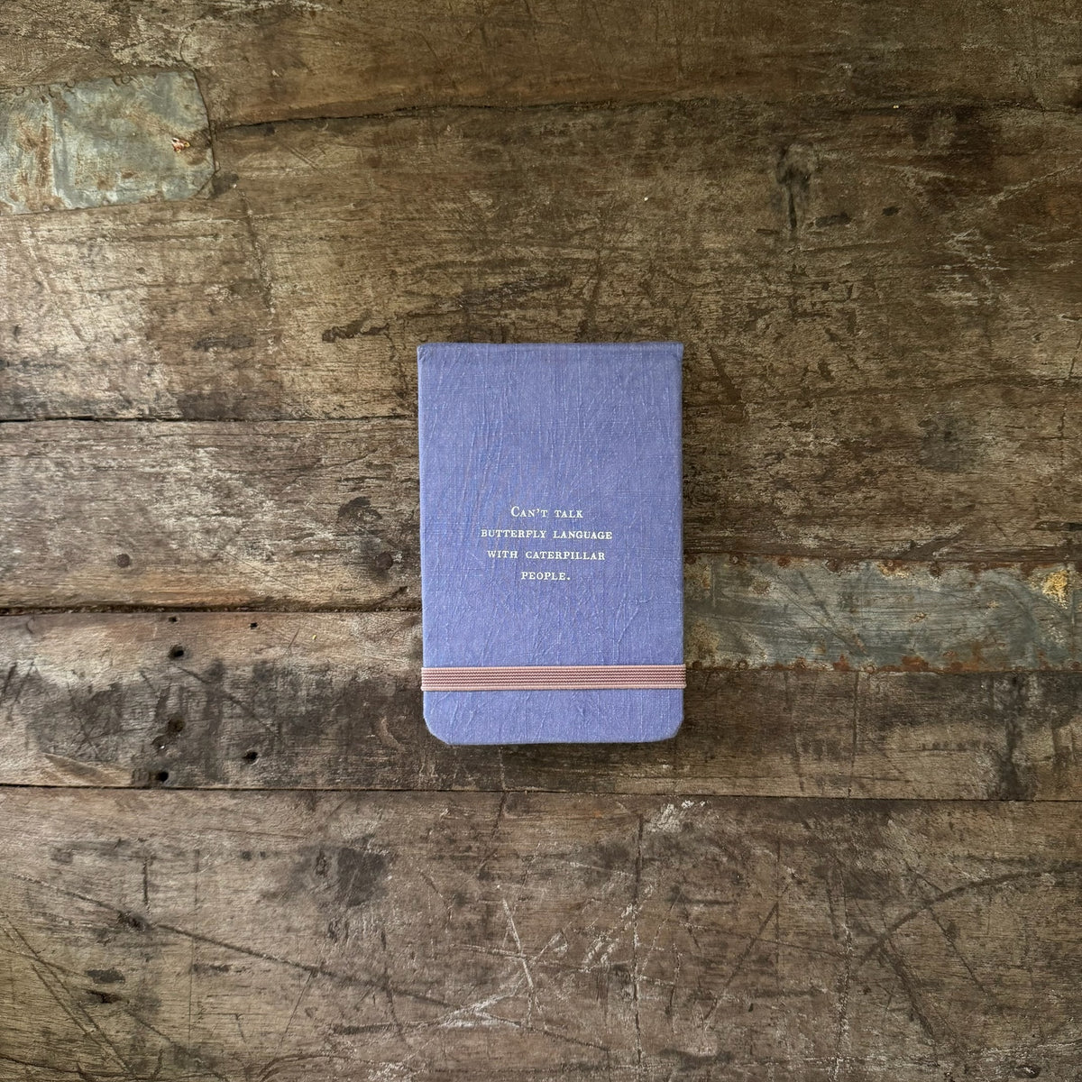 Butterfly Language Fabric Notebook