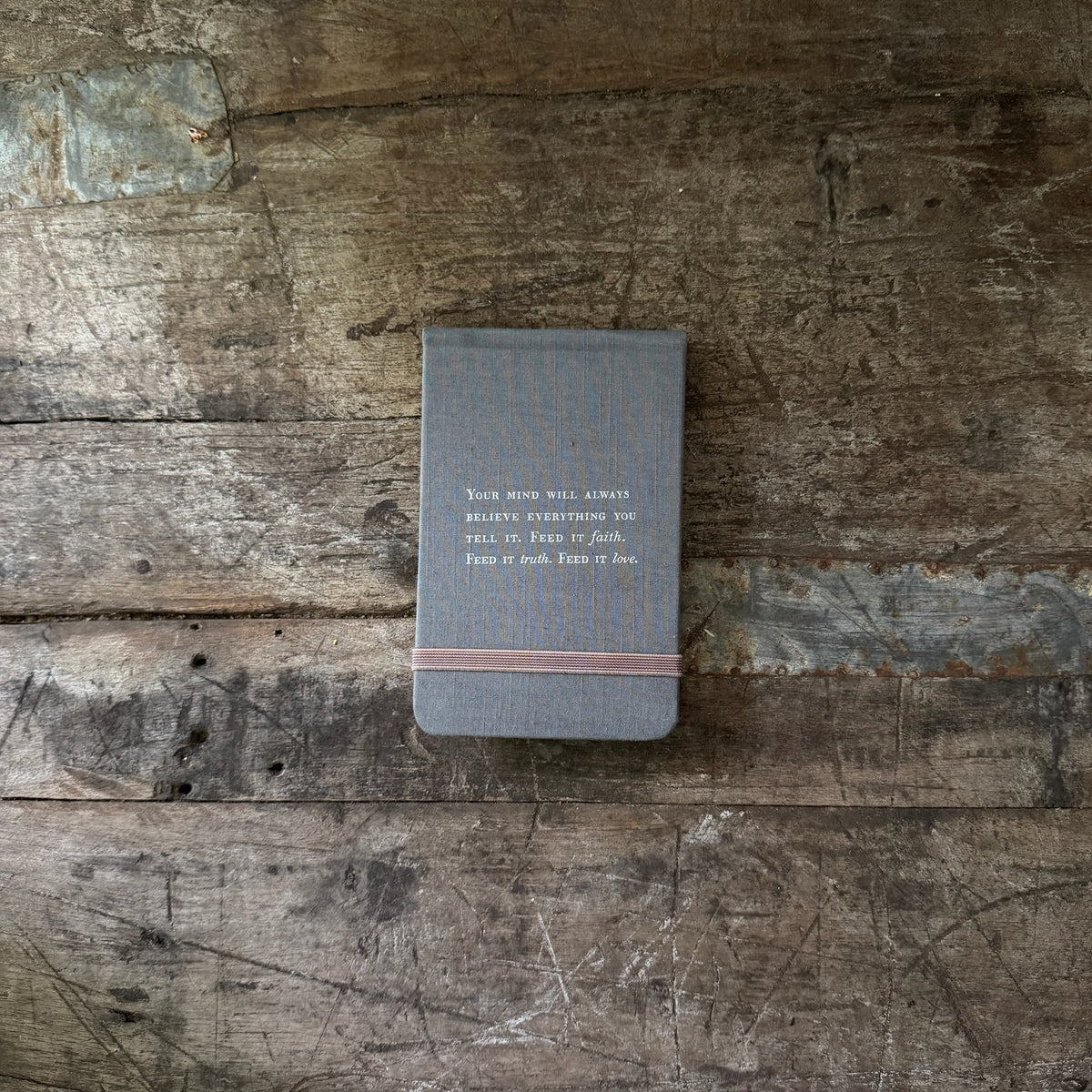 Faith Truth Love Fabric Notebook