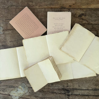She Was Beautiful Large Deckled Edge Notebook - Clay