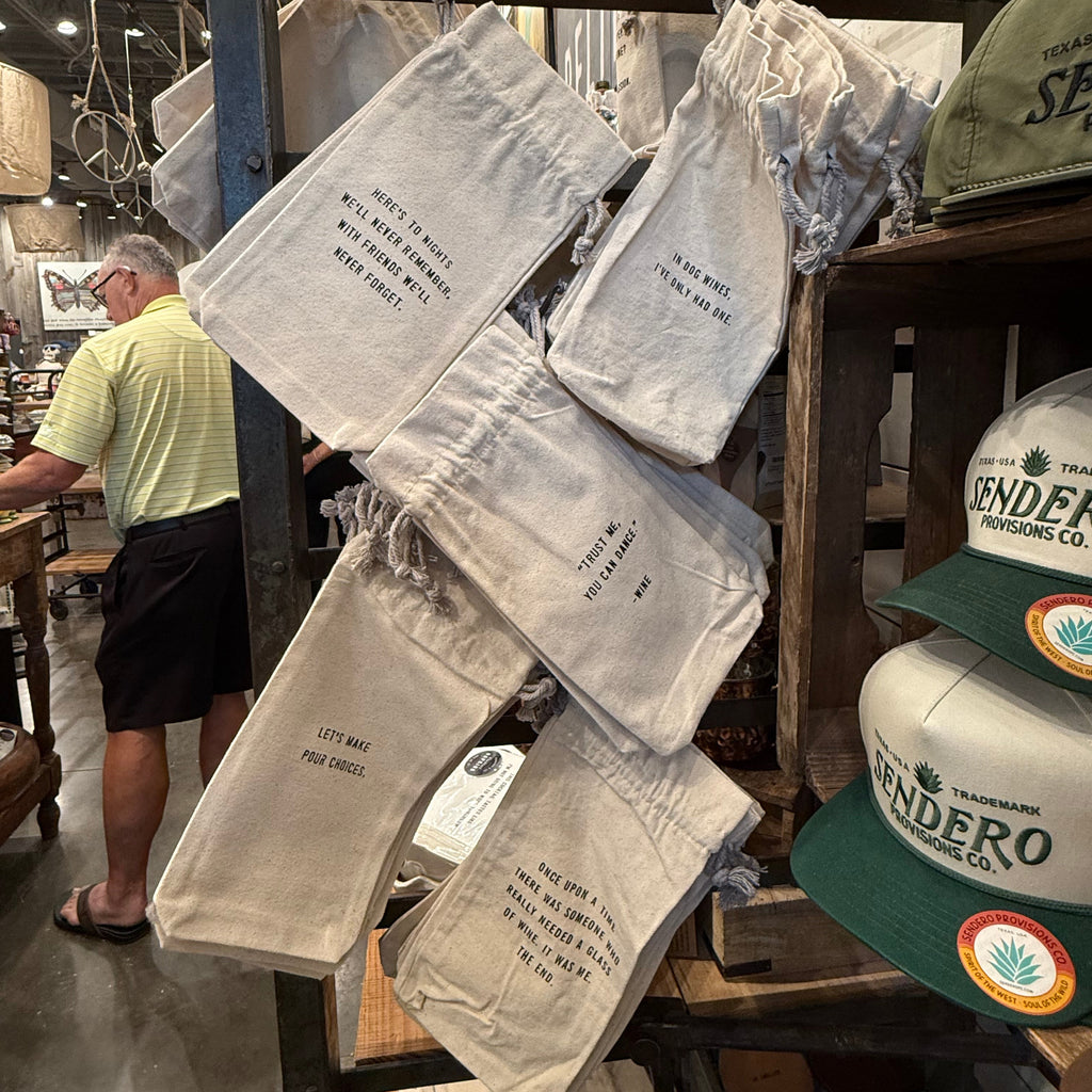 Let's Make Pour Choices Wine Bag