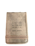 If You’re Going To Mini Signature Leather Journal - Stone