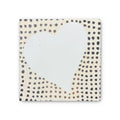Heart With Dots Art Tile