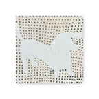 Dog With Dots Art Tile