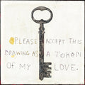 Please Accept This Art Print - Gallery Wrap