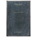Poetry Collection Custom Art Print - Grey Wood