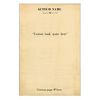 Book Collection Custom Art Print - Gallery Wrap