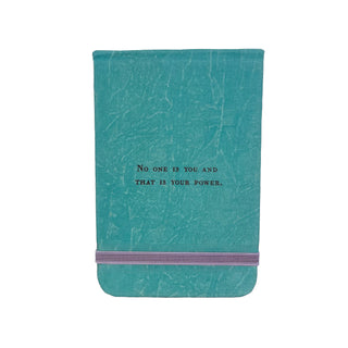 No One Is You Fabric Notebook-3.5"x5.5"