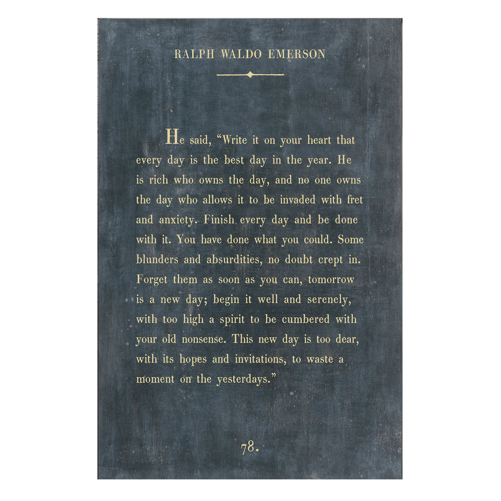 Ralph Waldo Emerson Art Print - Gallery Wrap