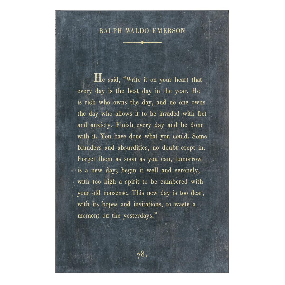 Ralph Waldo Emerson Art Print - Book Collection