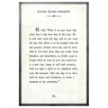 Ralph Waldo Emerson Art Print - Grey Wood