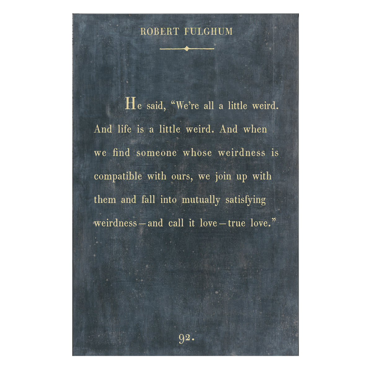Robert Fulghum Art Print - Book Collection