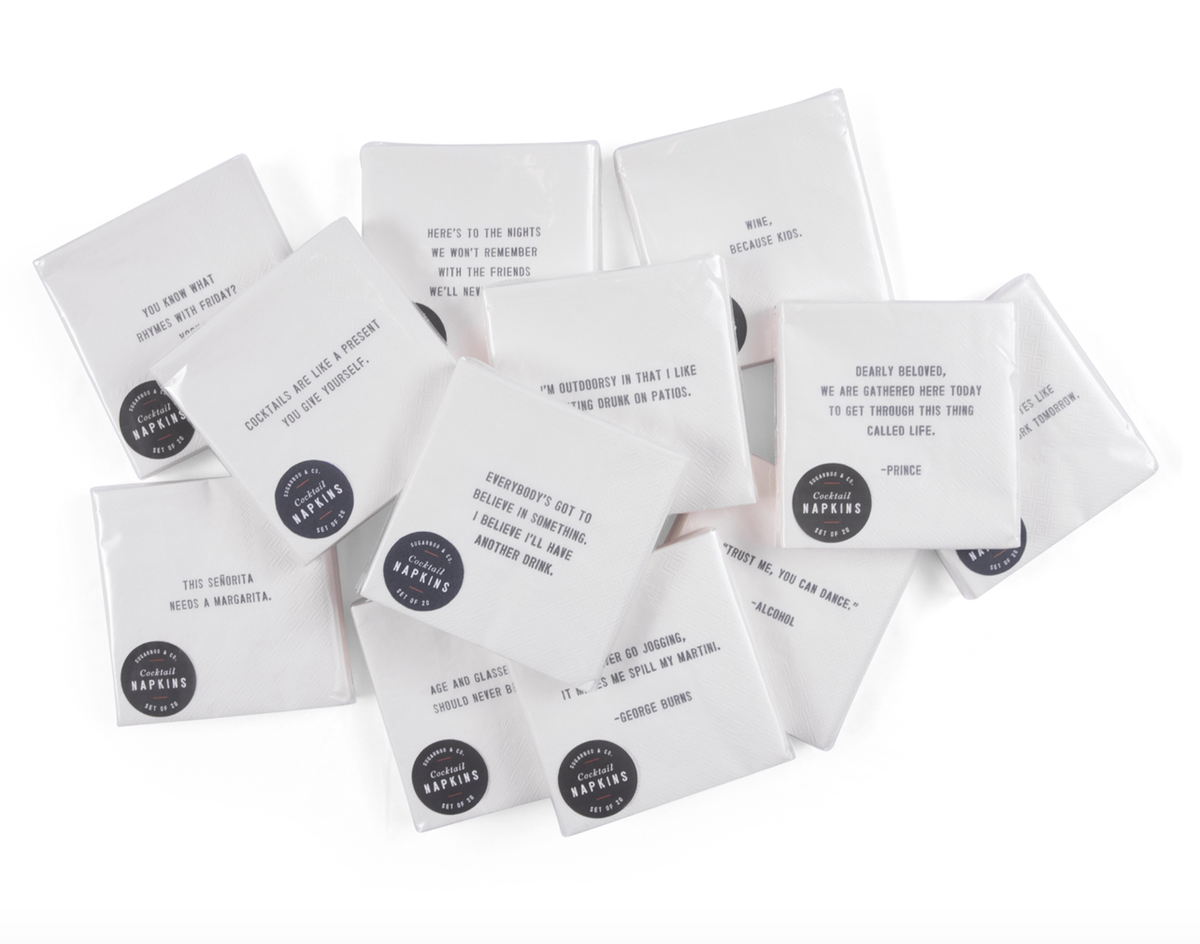 Ultimate Cocktail Napkin Collection - Set Of 54
