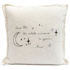 ***Shine Embroidered Pillow 24x24
