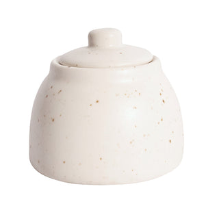 Speckled Ceramic Sugar Jar with Lid