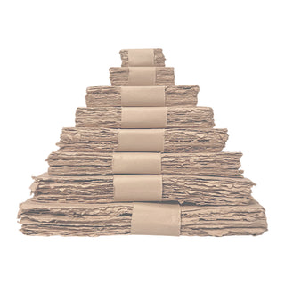 3x3 Handmade Cotton Paper Bundle - Oat