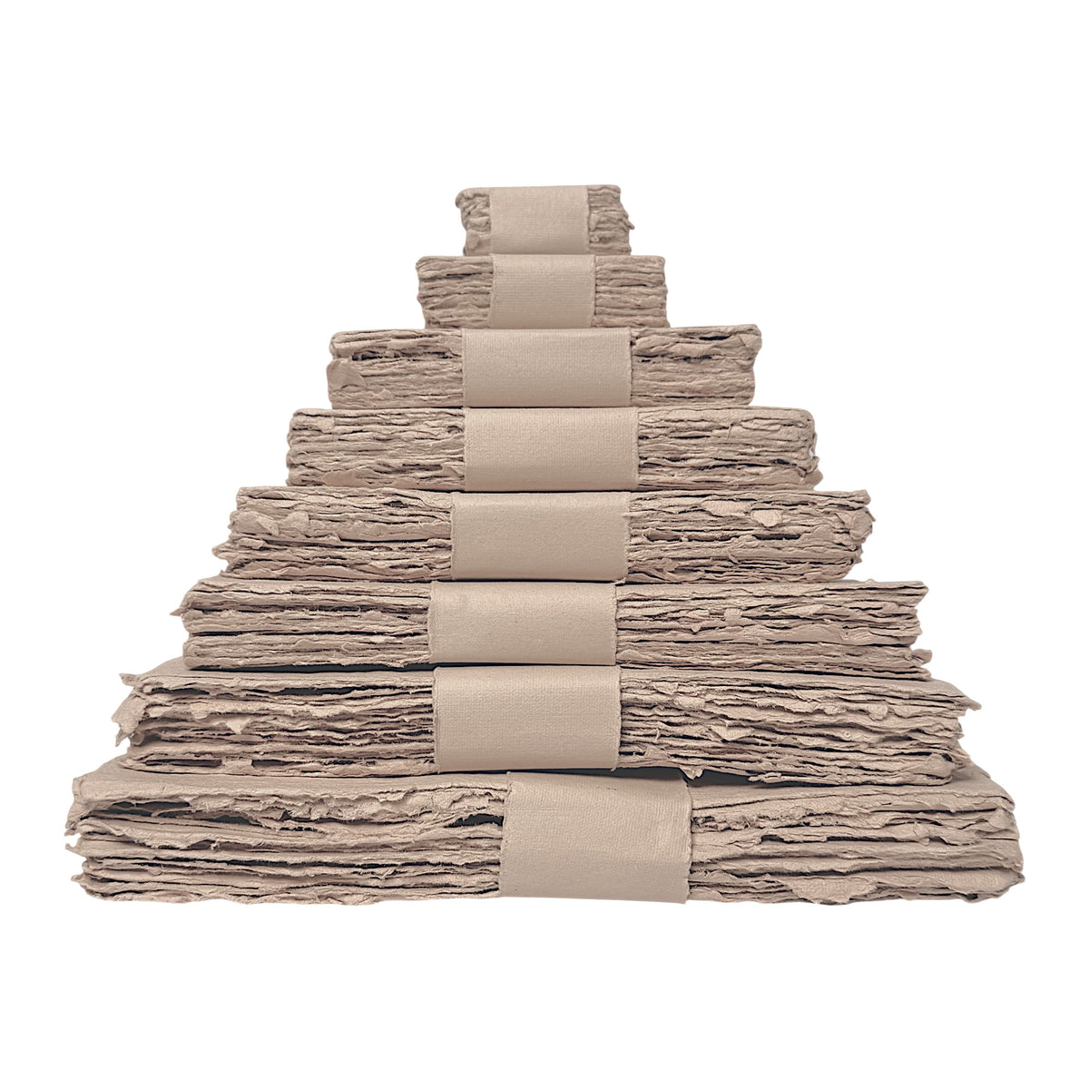 7x7 Handmade Cotton Paper Bundle - Oat