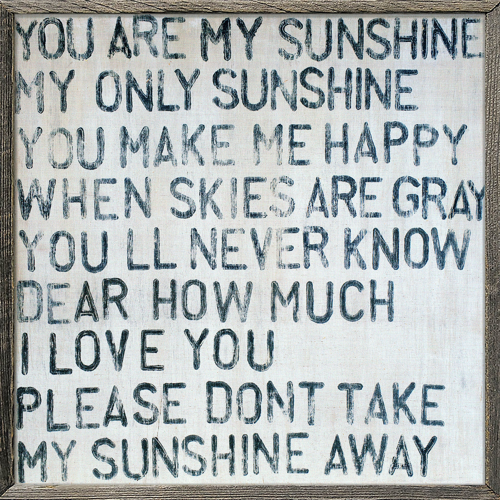 You Are My Sunshine Photobox
