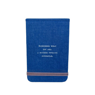 Remember What You Are Fabric Notebook-3.5"x5.5"