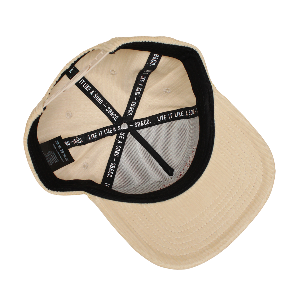 Cool Bands Corduroy Trucker Hat - Oatmeal