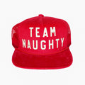 "Team Naughty" Corduroy Trucker Hat
