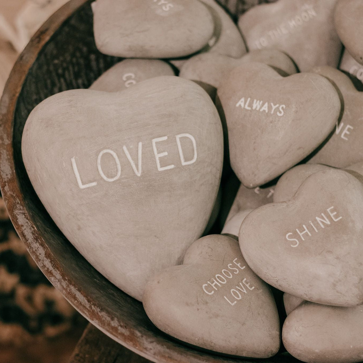Stone Hearts - Assorted Set of 36 (Updated Series)