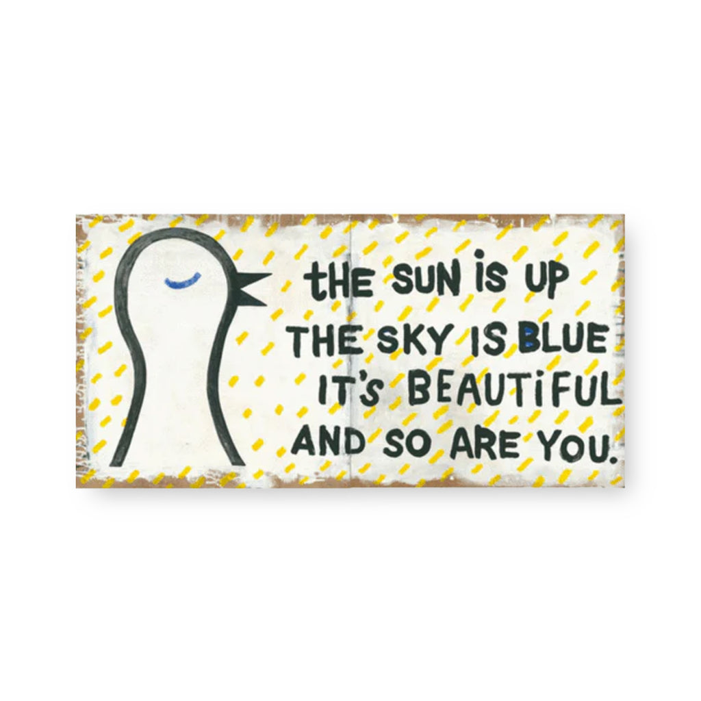 The Sun Is Up Art Tile
